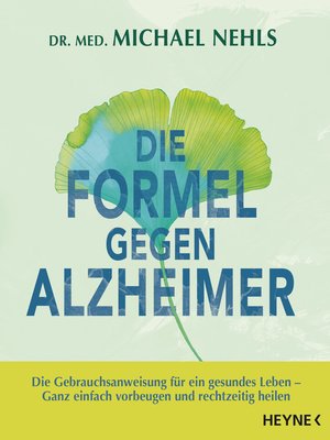 cover image of Die Formel gegen Alzheimer